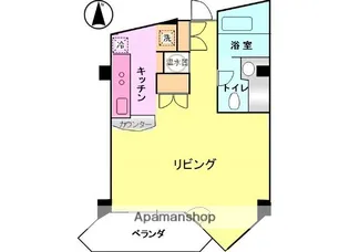 埼玉県さいたま市浦和区上木崎6丁目【マンション】の間取り