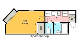 グランデⅡ【205号室】の間取り
