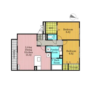 ウィスタリア C【3階】の間取り