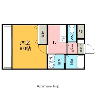 ヴィオラ大成【2階】の間取り