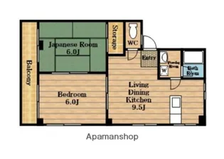 ニアーハイム七里【301号室】の間取り