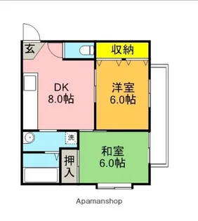 メゾン宮町【3階】の間取り
