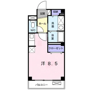 スウィート【2階】の間取り