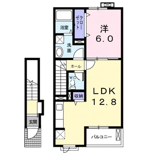 プランタンⅡ【2階】の間取り