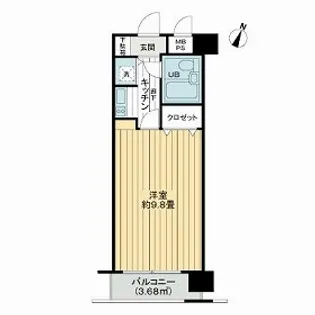 ライオンズプラザ大宮第2【6階】の間取り