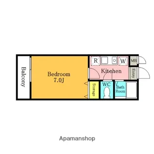 アトーレ浅間町マンション【3階】の間取り