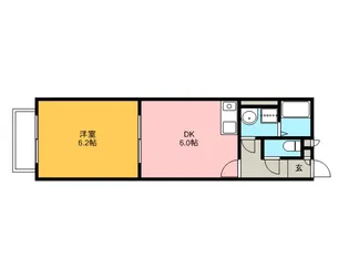 パルクカーサベルテ【2階】の間取り