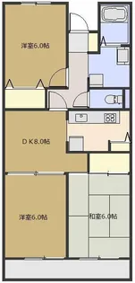 スガヤハイツ【302号室号室】の間取り