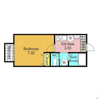 グランビスタ鉄博【103号室】の間取り