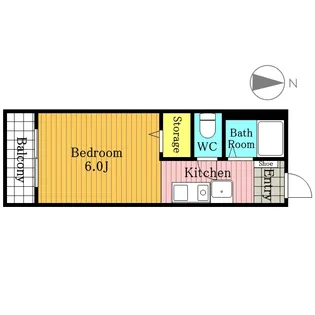 オラシオン【203号室号室】の間取り