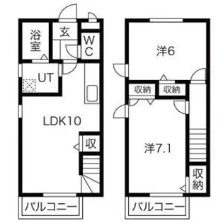 フォレストメゾン大宮三橋【1階】の間取り