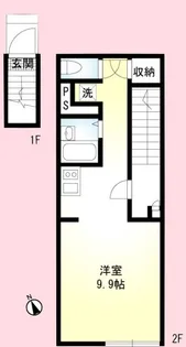 エスタシオン大成【2階】の間取り