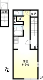 エスタシオン大成【2階】の間取り