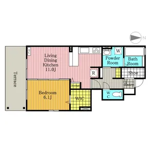 オルキス G【1階】の間取り