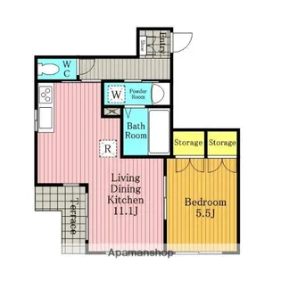 A−STYLE北大宮【2階】の間取り