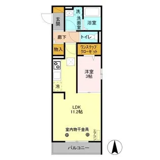 オークヒル大成【1階】の間取り