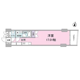 FUKUMI APARTMENT【4階】の間取り