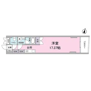 FUKUMI APARTMENT【4階】の間取り