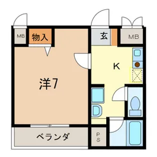 パレマロンⅡ【302号室号室】の間取り