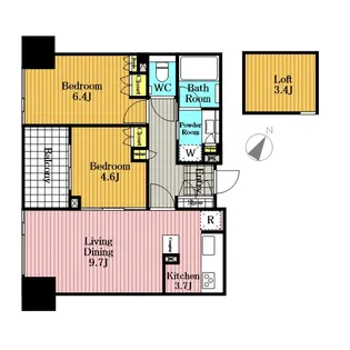 コンフォリア大宮【12階】の間取り
