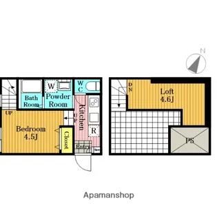 RIZEST BONHEUR大宮(ライゼストボヌール)【205号室】の間取り