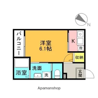 OOWADA EXECUTIVE DIRECTOR【301号室】の間取り