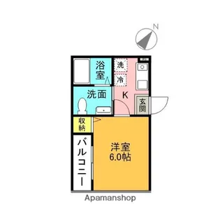 OOWADA EXECUTIVE DIRECTOR【302号室】の間取り