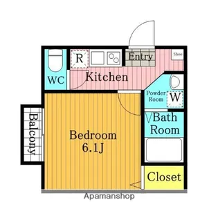 アークプレイス蓮沼【2階】の間取り