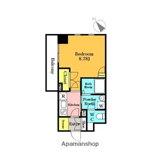 ソライエアイル岩槻【8階】の間取り