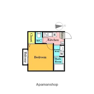 リアン大和田【1階】の間取り