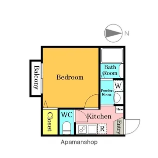 リアン大和田【1階】の間取り