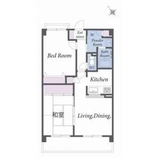 キングホームズ1番館【2階】の間取り