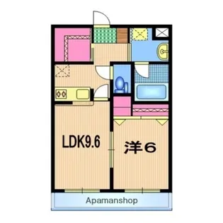 フルーヴ 【1階】の間取り