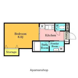 ラヴィエール【1階】の間取り