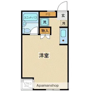 スカイコート大宮第2【1階】の間取り
