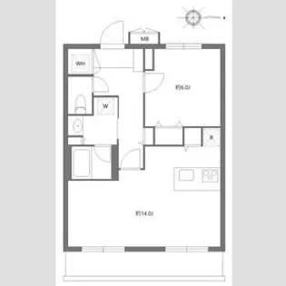 アリエさいたま新都心【5階】の間取り