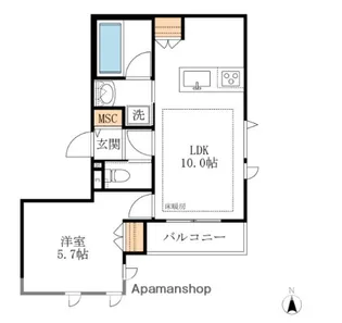 MAISON SEPTEM【3階】の間取り
