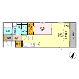 プルミエ Ⅲ【1階】の間取り