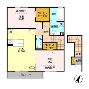 カメリア【2階】の間取り