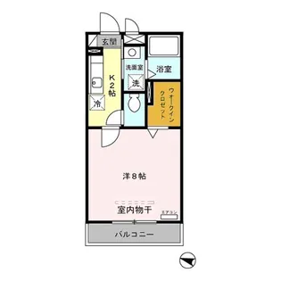 グランシャリオ 桜木【3階】の間取り