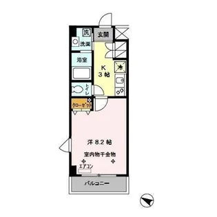 ウィスタリア【5階】の間取り