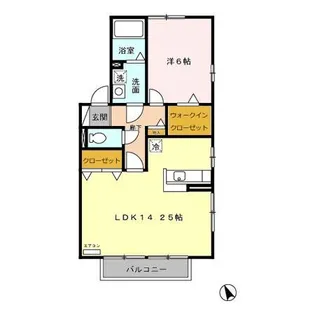 コートアステール Ⅱ【2階】の間取り