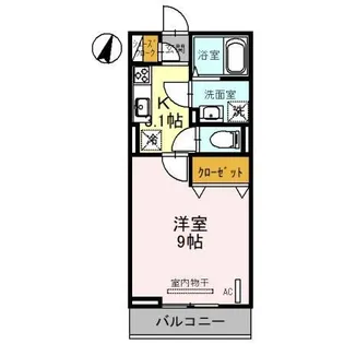 ローズ ハーモニー【3階】の間取り