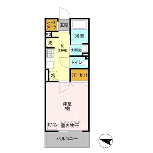 リヴィエール【2階】の間取り