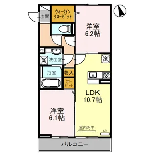 SEED 東大宮【3階】の間取り