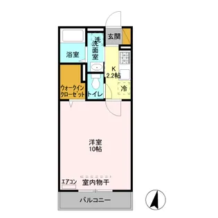 フォレストテラス大宮【1階】の間取り