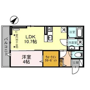 ECLAT西大宮EMBELLIR西大宮 ECLAT西大宮【3階】の間取り