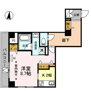 ラ・セネシオ【3階】の間取り