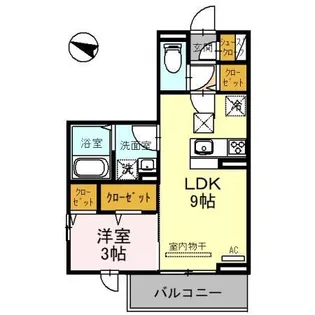 AZURE【1階】の間取り