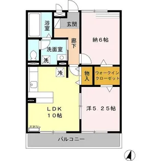 ラヴィーヌ【2階】の間取り